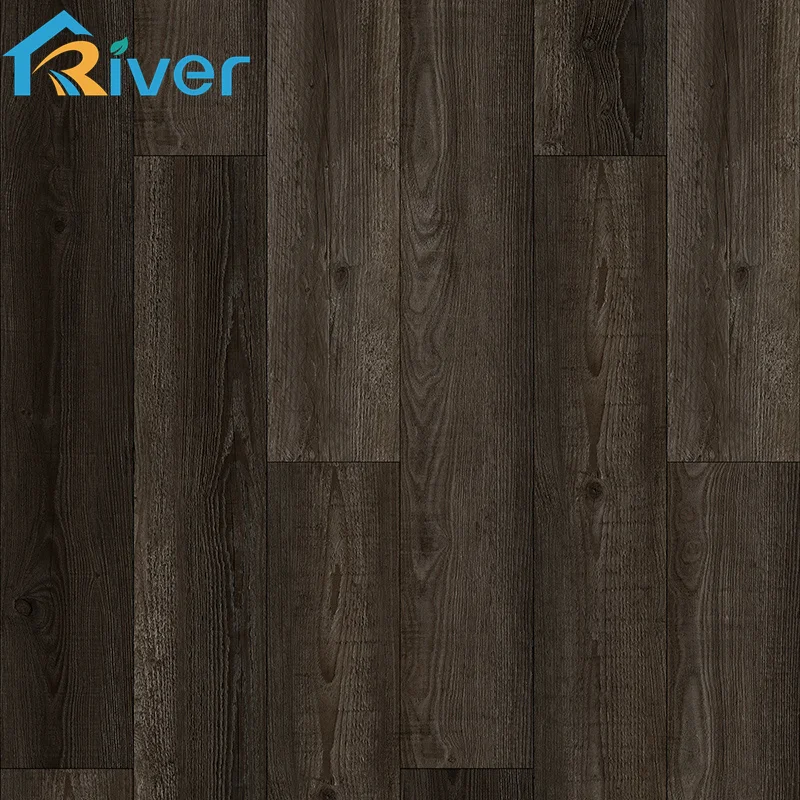 Anti-slip environmental health plastic pvc spc flooring with underlay