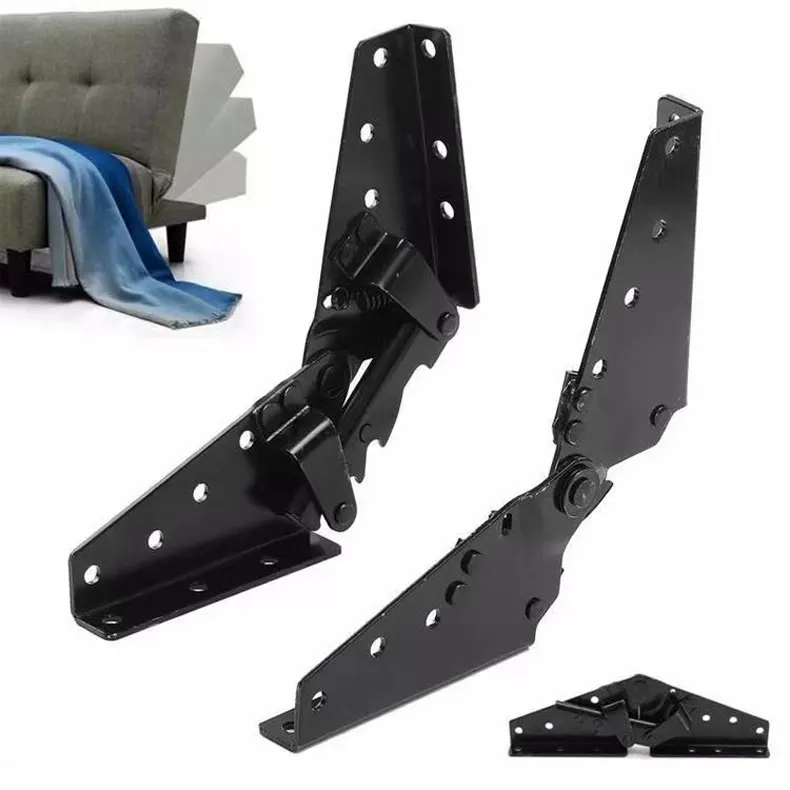 Good Quality Fold Sofa Bed Mechanism Parts Reclining Sofa Headrest Hinge Adjustable Three Angles Click Clack Sofa Sleeper Hinge
