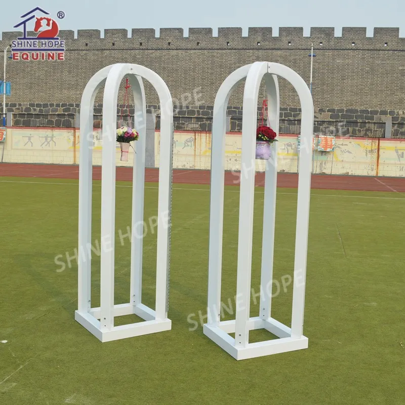 Triangular prism aluminum horse show jump wing