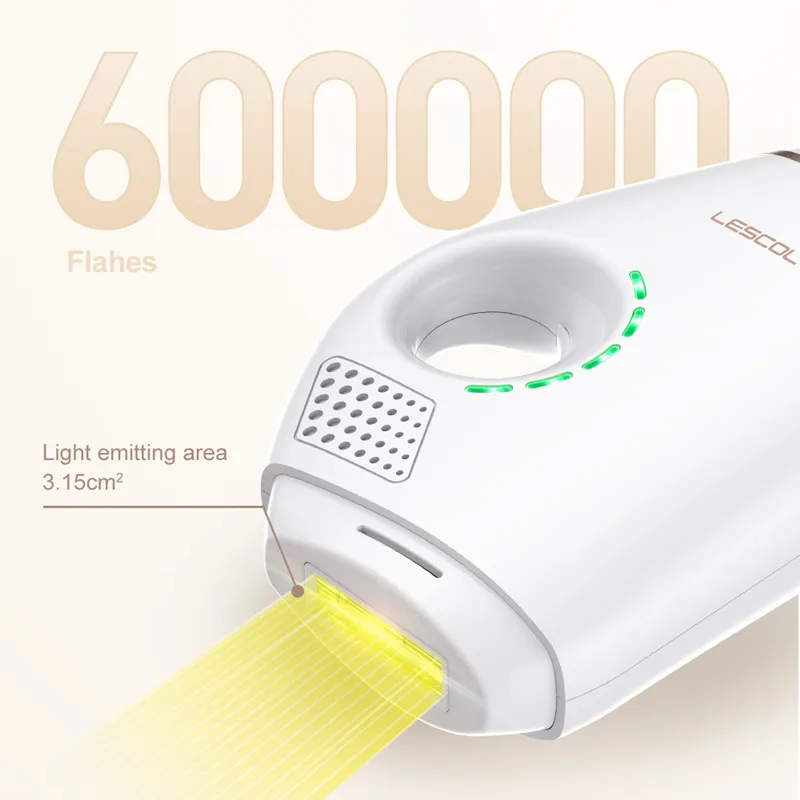 Lescolton Home Use Hair Removal Machine Epilation Ipl Opt Light 600,000 Shots Hair Removal Laser Equipment