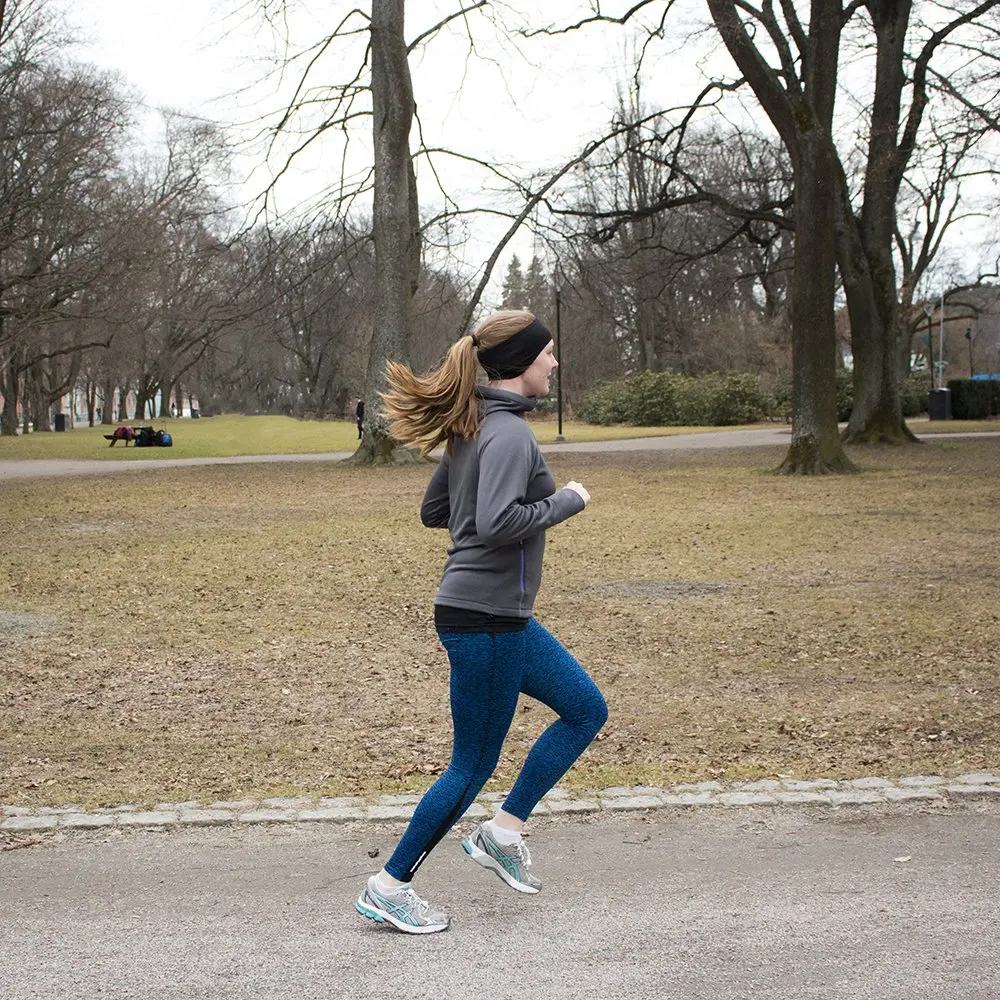 custom logo designer mens woman yoga sweat ear warmer elastic wide headband sports