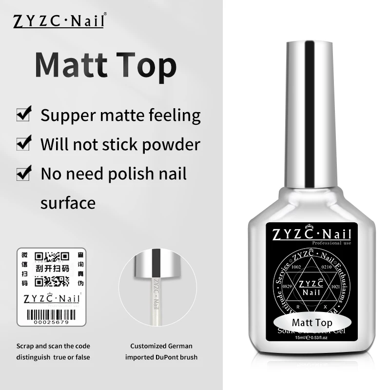 Private label rubber velvet matte top coat no-wipe super matt gel bulk 1000 ml bulk nails art gel polish crystal
