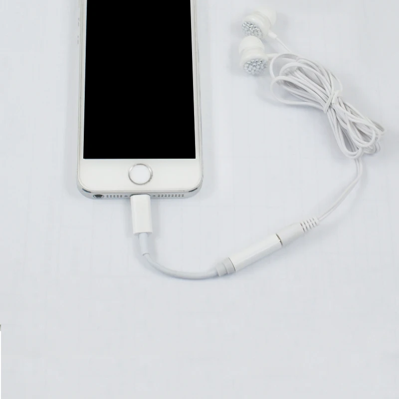 Лидер продаж оригинальный переходник с гнездом 3 5 мм для наушников Apple Lighting на гнездо