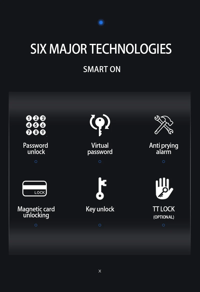 Manufacturer Supply Password Smart Finger print Door Lock Set TT App Dead Bolt Locks