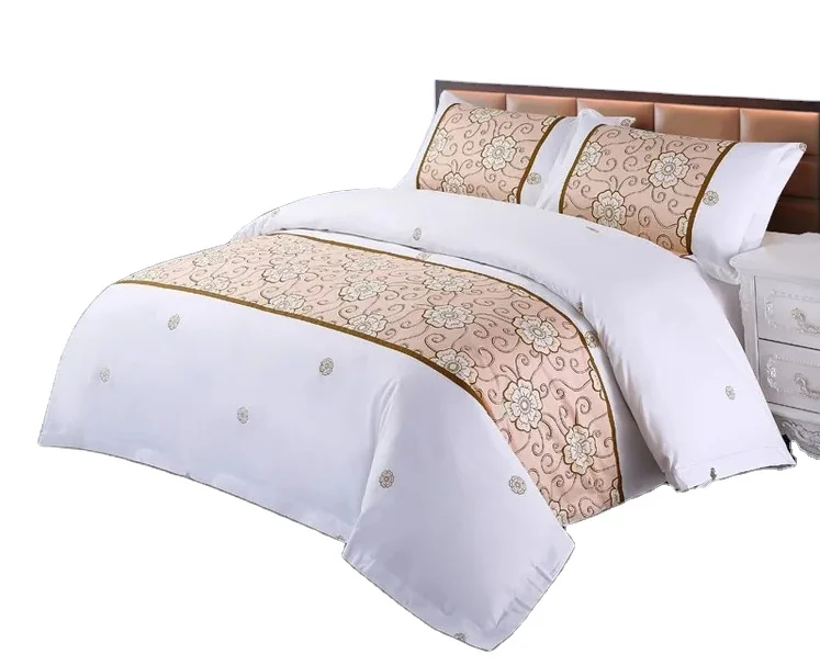 Sheet Set Breathable Cool Hotel Luxury Bed Sheets Super Soft Easy Fit 4-piece Set Wrinkle-free Comfortable Bedding