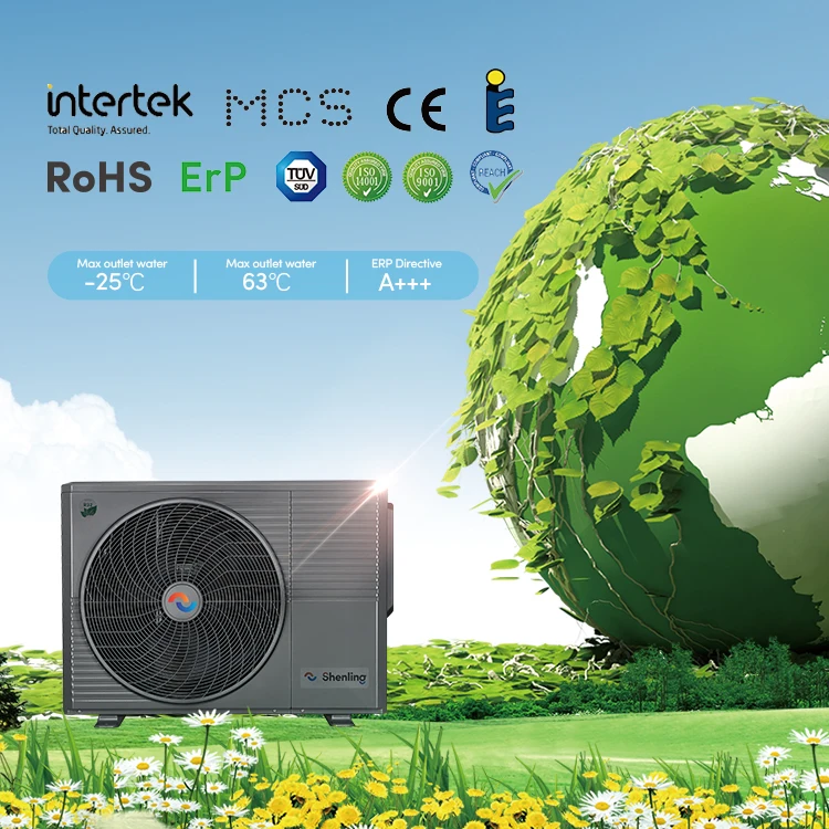 Wholesale ATW 16kw Monoblock Heat Pump R290a Air Source Heat Pump For High Temperature In Cold Area