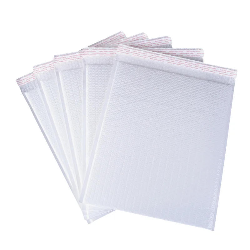 White Self-seal strong Adhesive Biodegradable Custom Bubble Protection Express Courier Air Shipping Wrap Packaging Envelop Bag