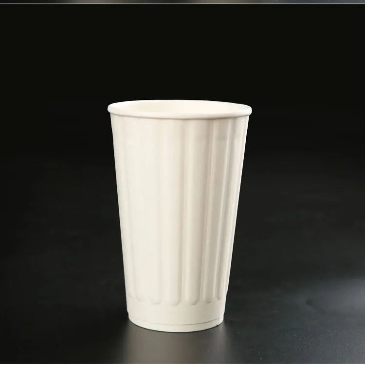 New Design Eco-friendly Disposable custom print embossed milkshake smile paper coffee cups