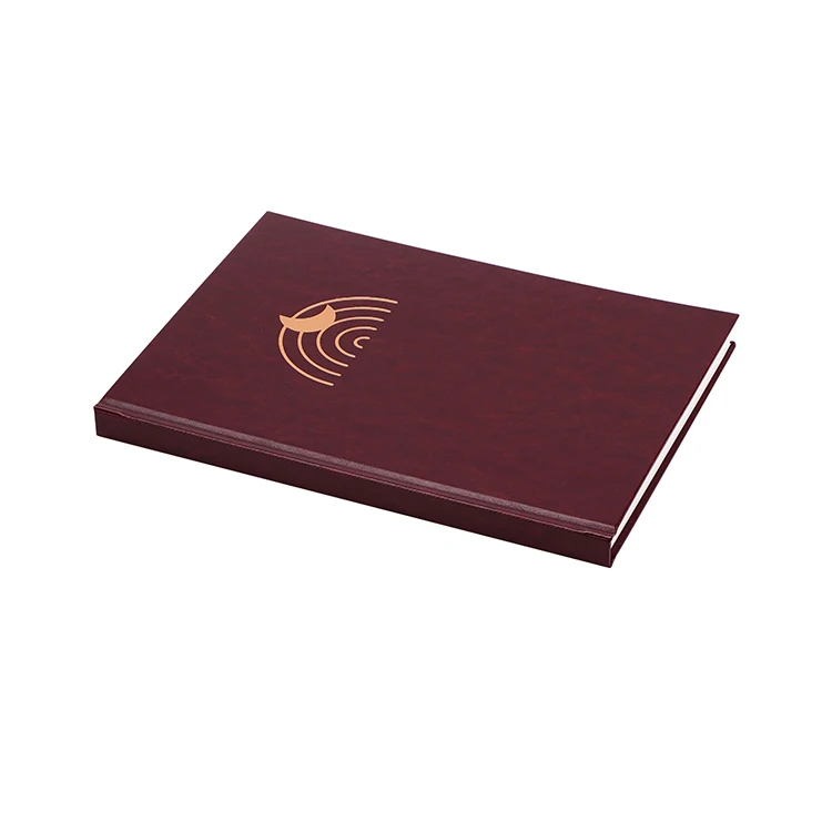 Custom Printing Hardcover A4 PU Leather 300 Grams 100% Cotton Baohong Watercolor Paper Note Book