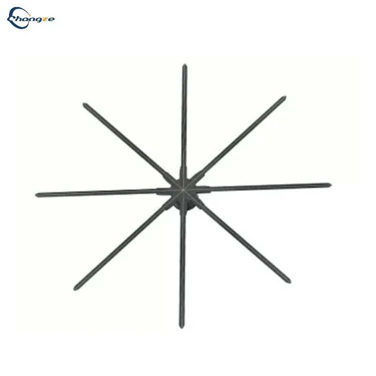 3d Hologram Fan LED Holographic Projector Player Advertising Machine Display With 16G Memory Card 3D Hologram Fan Wifi