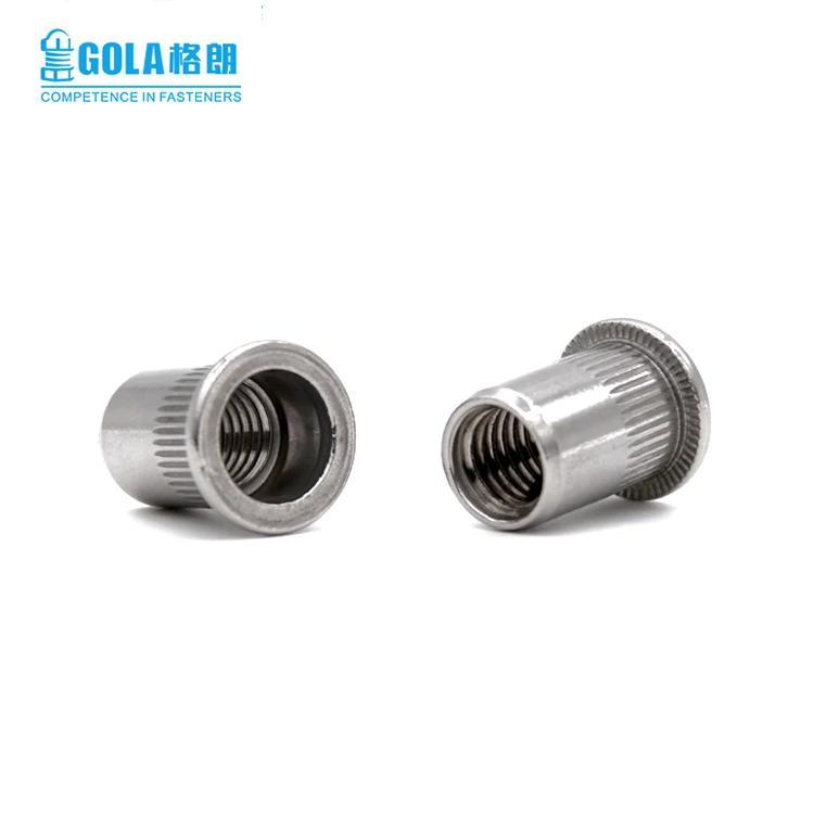 
304 316 Stainless Steel Rivet Nut Threaded Rivet nut Insert Nut 