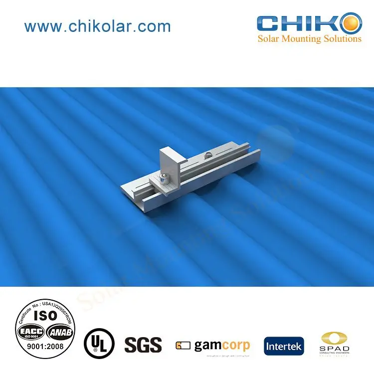 solar panel rail mounting kit system