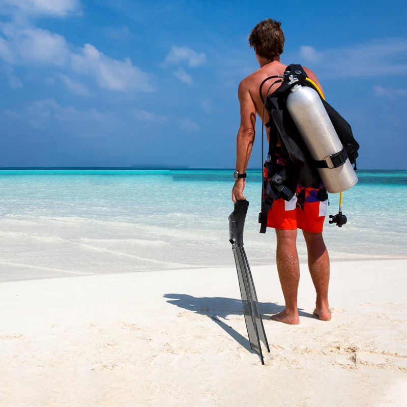 Best Selling  Long Diving Flipper Carbon Fiber Blade For Freediving Carbon Fiber Diving Fins