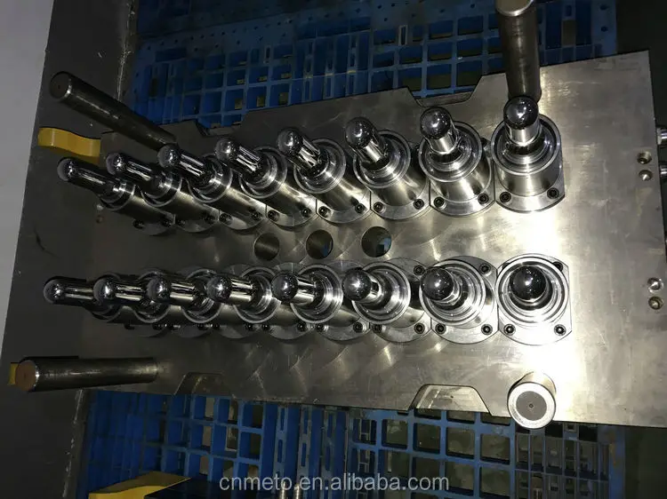 Stainless Steel Aluminium Foil Stamping Mould Punching Mold 6 Cavity 120mm Neck Pet Jar Preform Mould