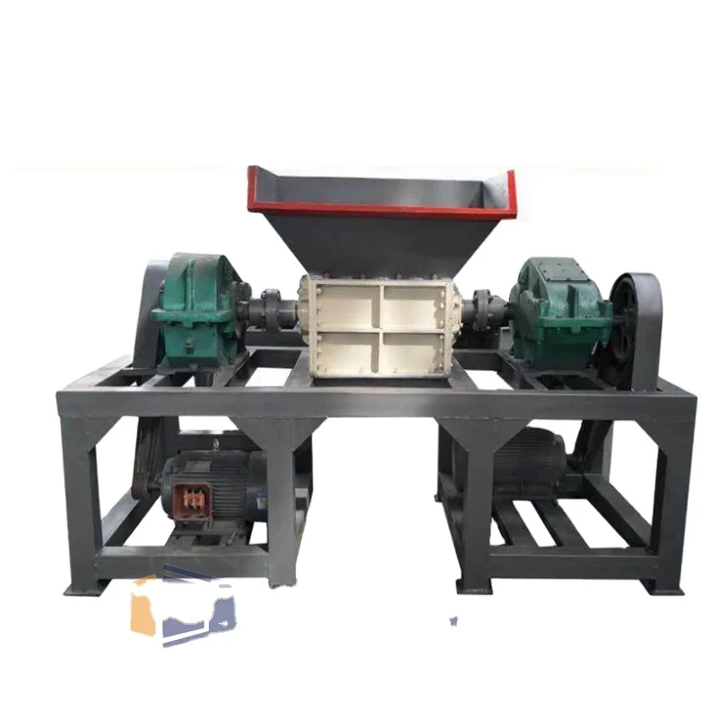 Multi functional pipe template wood shredder/Waste tire circuit board aluminum crusher