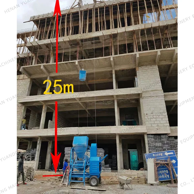 Wholesale Concrete Mixer with Lift 500LT Concrete Mixer With Winch Diesel Concrete Mixer Machines