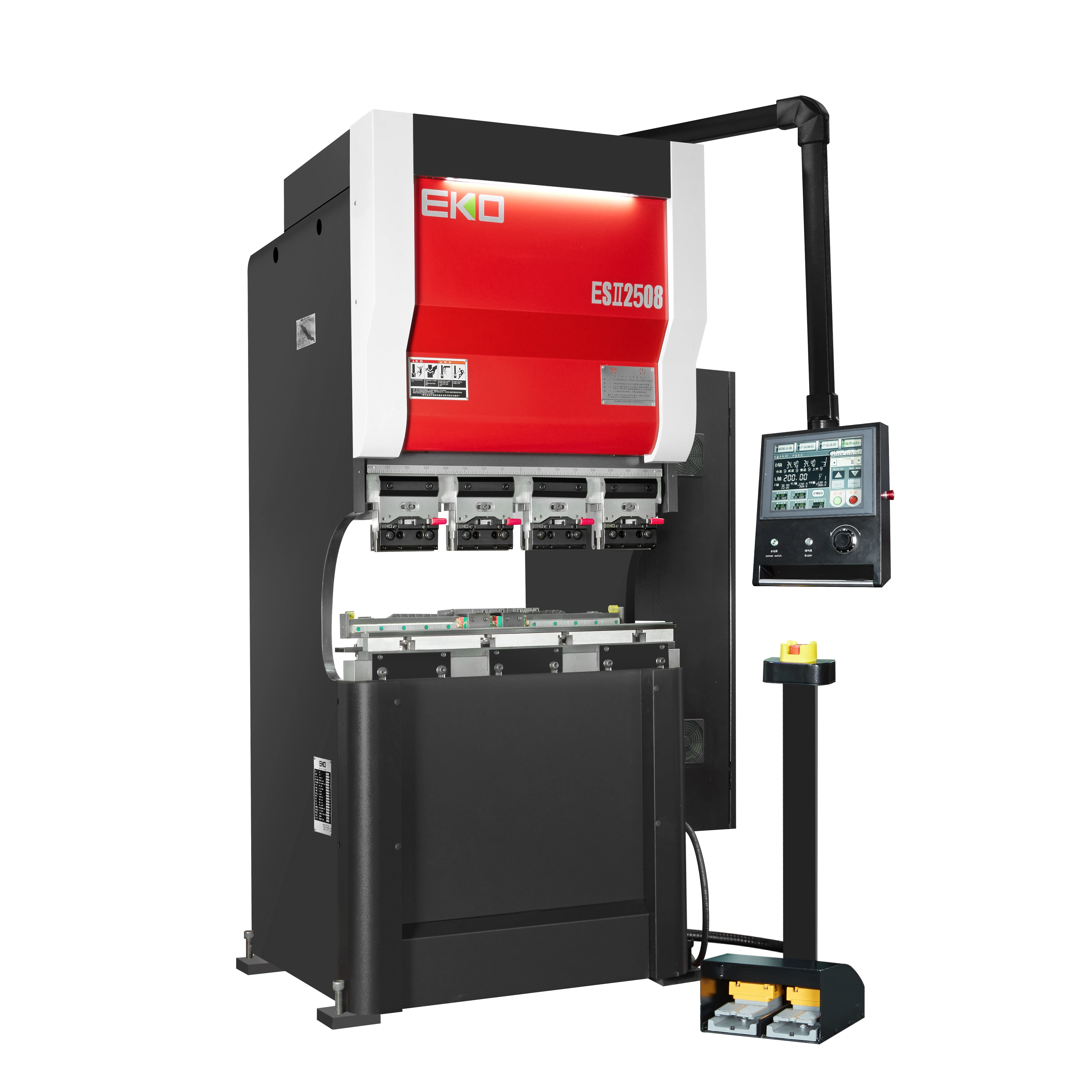ES2508 CNC Electric Press Brake 6 axis Bending Machine 800mm Automatic Sheet Metal Press Brake EKO