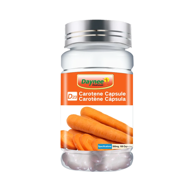 Factory Carotene Capsule Improve Eyesight Eye Health Supplement Vitamins pill Beta Carotene Soft Capsules