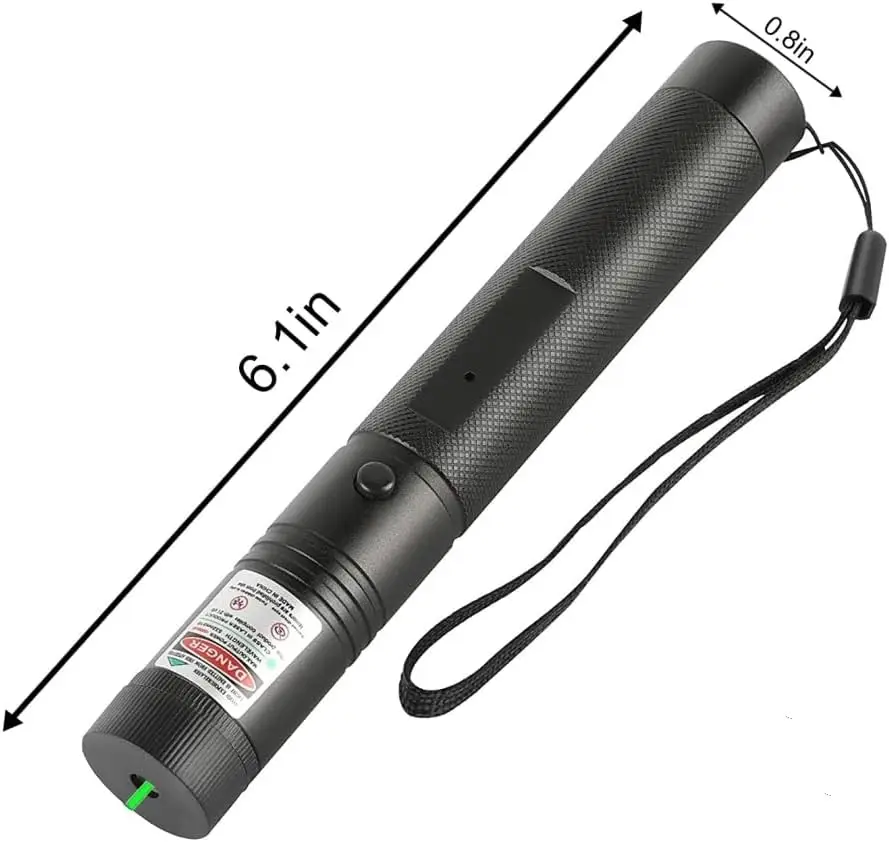 High Power Green Red Laser Pointer Outdoor Hunting & Teaching Tool Pet Interactive & Movement Green Cat Toy