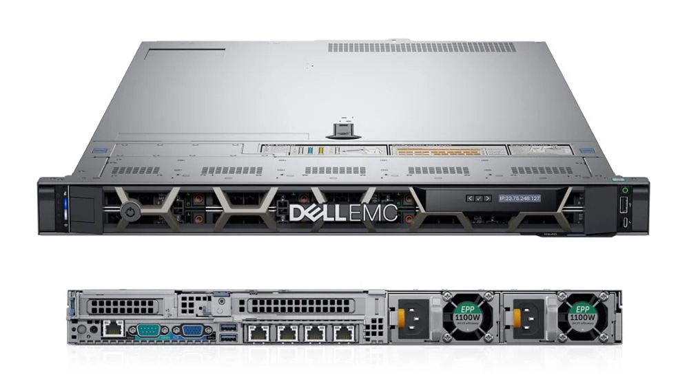 Сетевой сервер PowerEdge R640 1RU для центра обработки данных Сервер dell