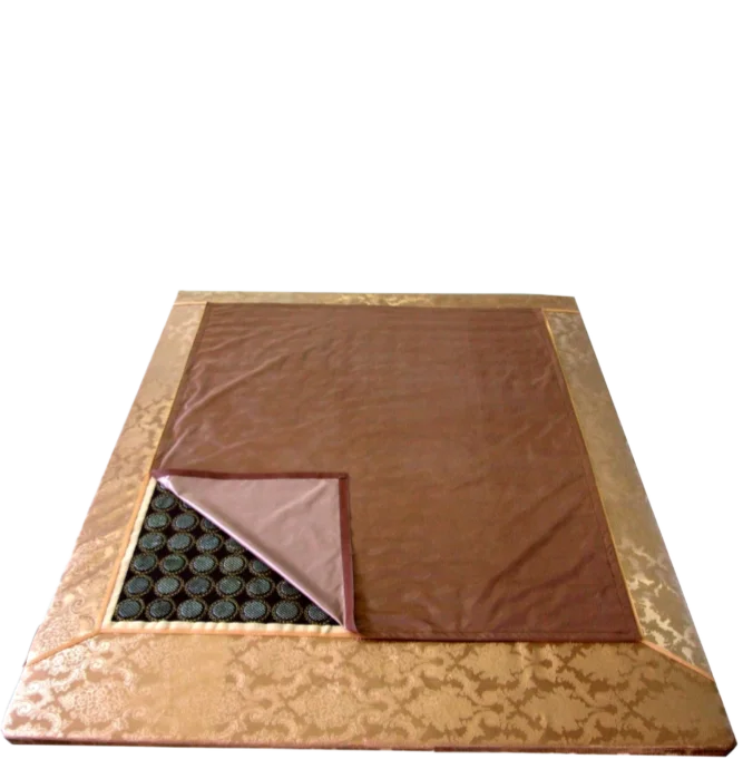 customization tourmaline jade amethyst stones heating therapy mattress