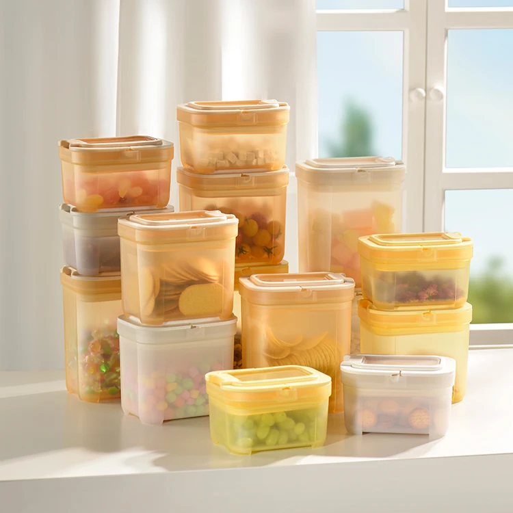 wholesale custom good price portable plastic vacuum formula baby milk powder cereal storage container dispenser organizer boxes