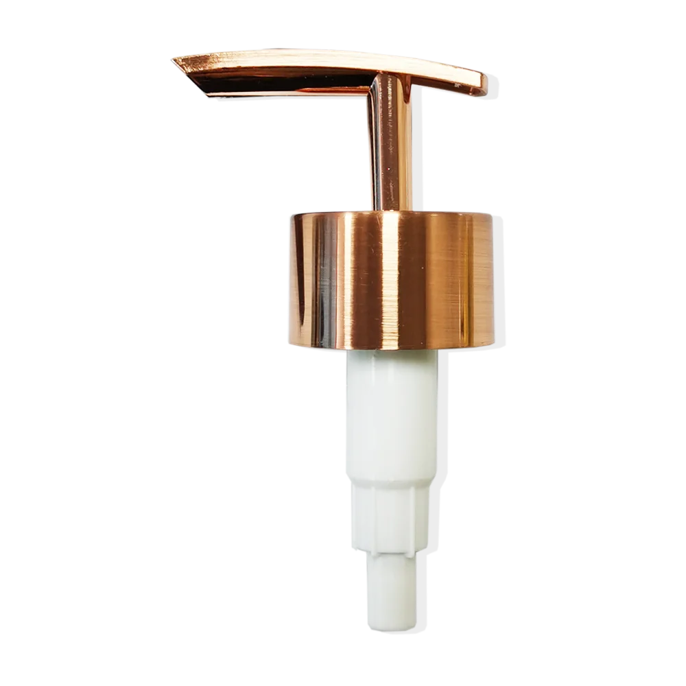 24mm 28mm gold silver black plastic hand push body shampoo soap lotion bottle pump
