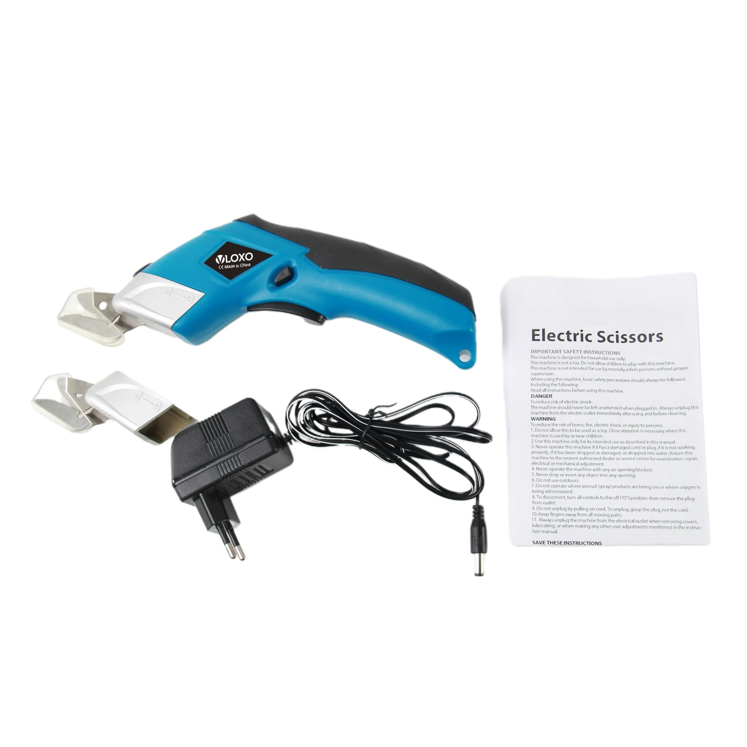 Battery power 3.6V lithium ion electronic cordless scissors