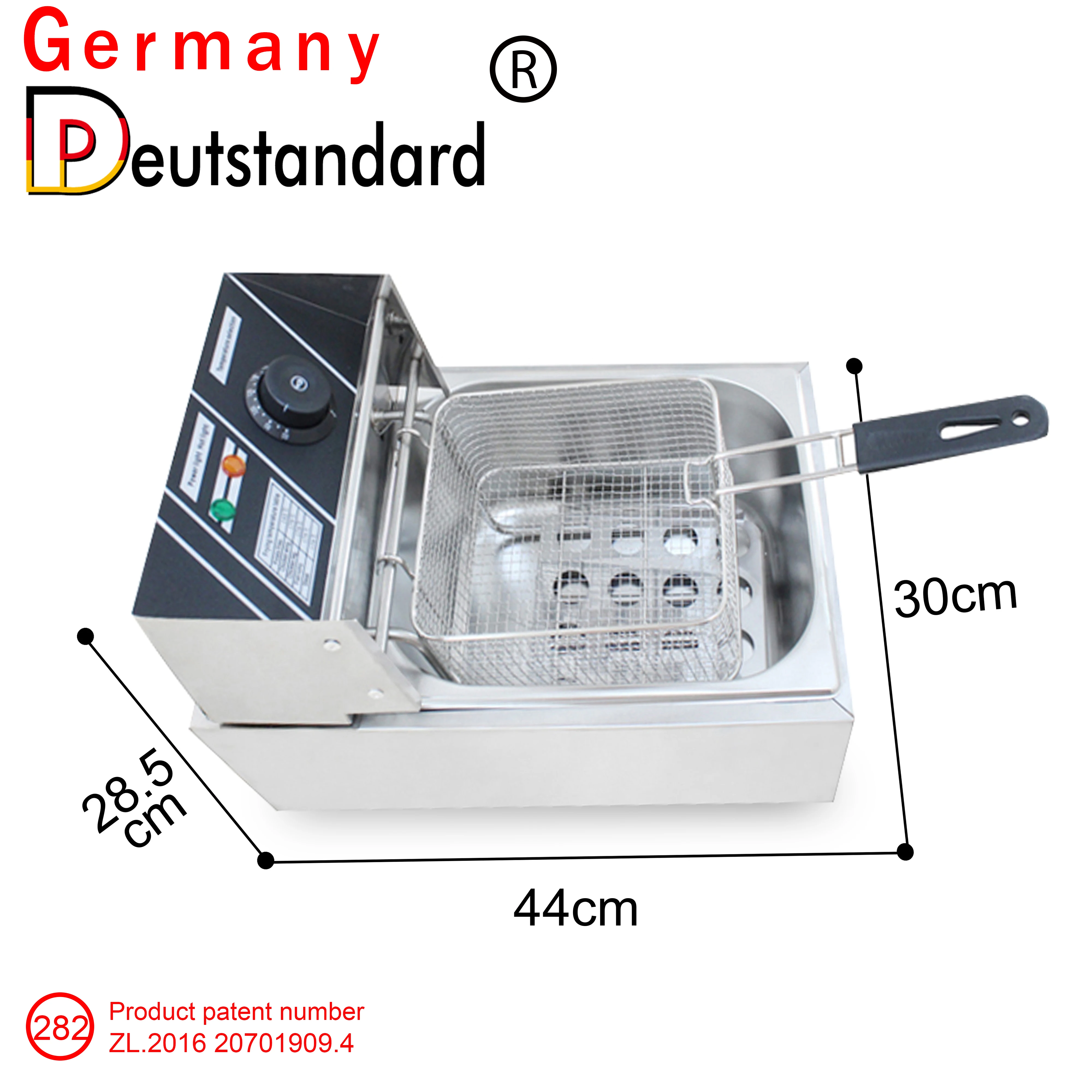  Немецкая Deutstandard 5 литров Чуррос Машина для производства с 6 литрами электрической