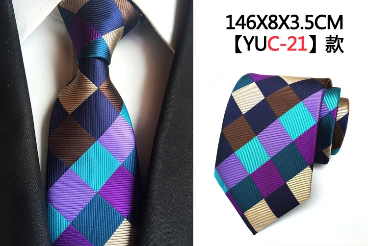 Прямая поставка от производителя, Новый галстук для брака из полиэстера и жаккарда с большим поясом