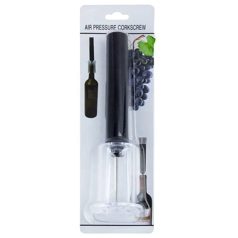 
Amazon hot seller kitchen accessories good quality corkscrew wine opener air pressure pump 