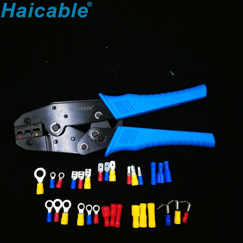 KIT30-480I Insulated crimping tool Terminator Spade Butt Connectors Set Electrical Wire Crimp Tool Terminals Kit