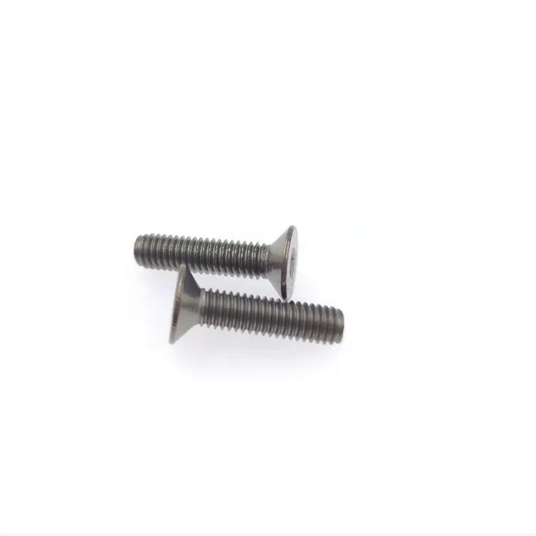 DIN7991 M2 M2.5 M3 M4 M5 M6 titanium flat hex socket countersunk head screw