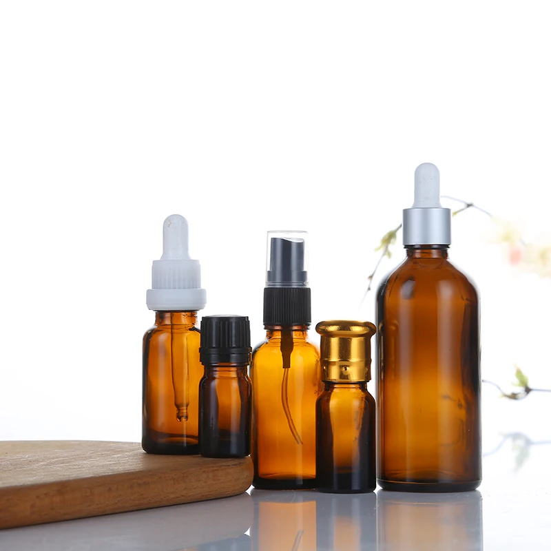 5 ml 10 ml glass clear / Amber essential oil bottle 30 ml glass dropper bottle for aromatic Perfume Oil