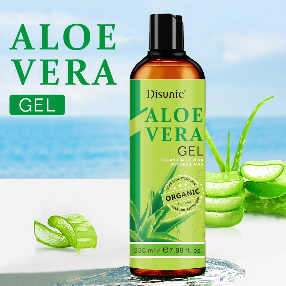 Private Label Aloe Vera Soothing Gel Natural Skin Repair Moisturizing Smooth Skin After Sun Skin Care Body Gel