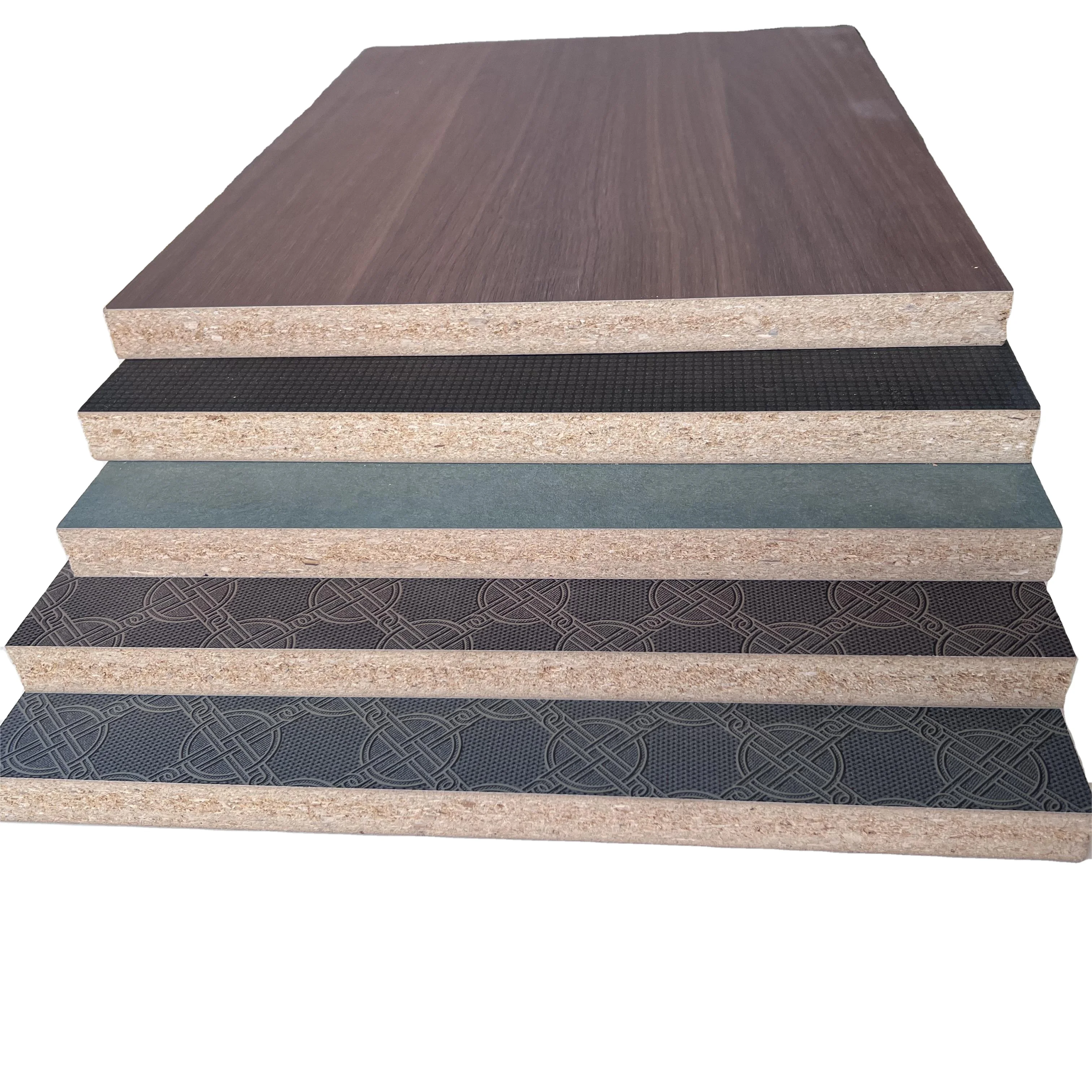 Custom Modern Design Flakeboards OSB Particle Board Excellent Wood Bamboo Finish for Indoor Furniture Strong Stability