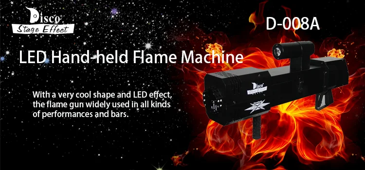 1-2m handheld battery fire thrower flame thrower gun fire flame machine for dj stage event performances bars Best toy