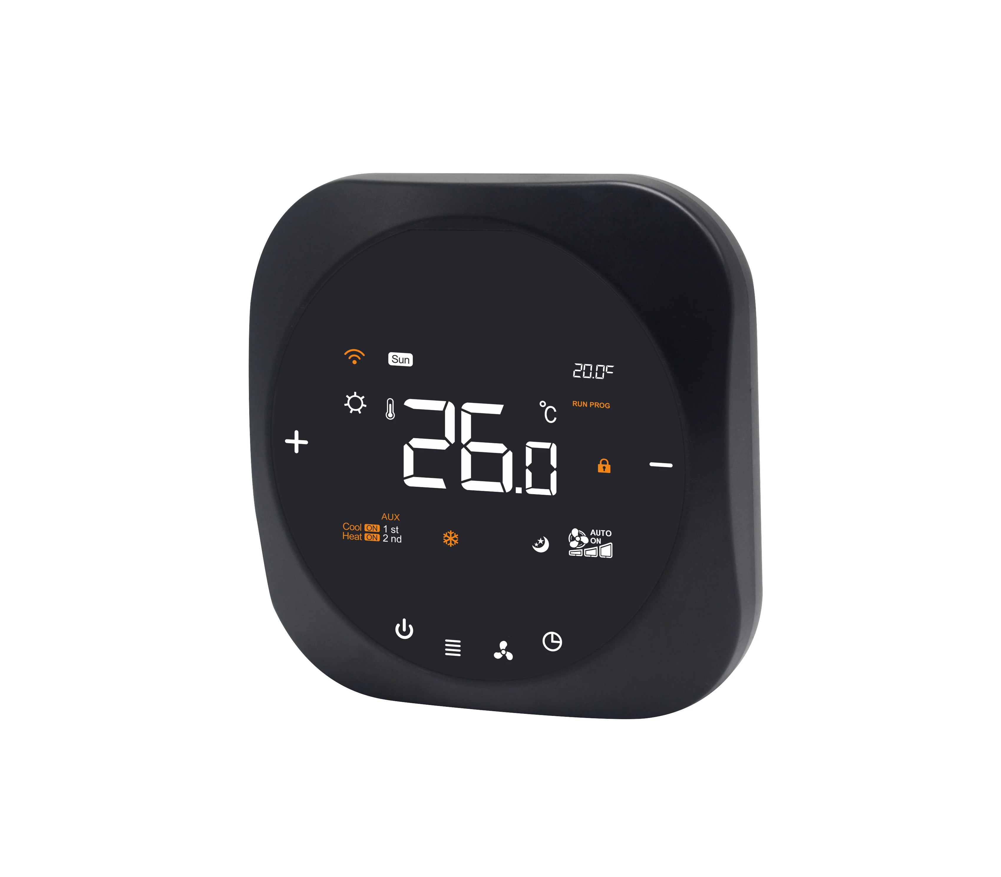 Smart Wifi Heat Pump Thermostat, 24V, Compatible with Alexa, Google Home, Tuya App, OEM/ODM