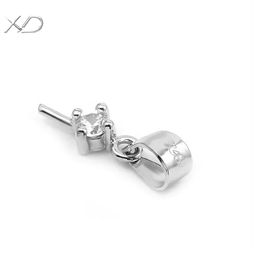 XD Sterling silver pendant mount findings pearl pendant semi mount jewelry mountings settings