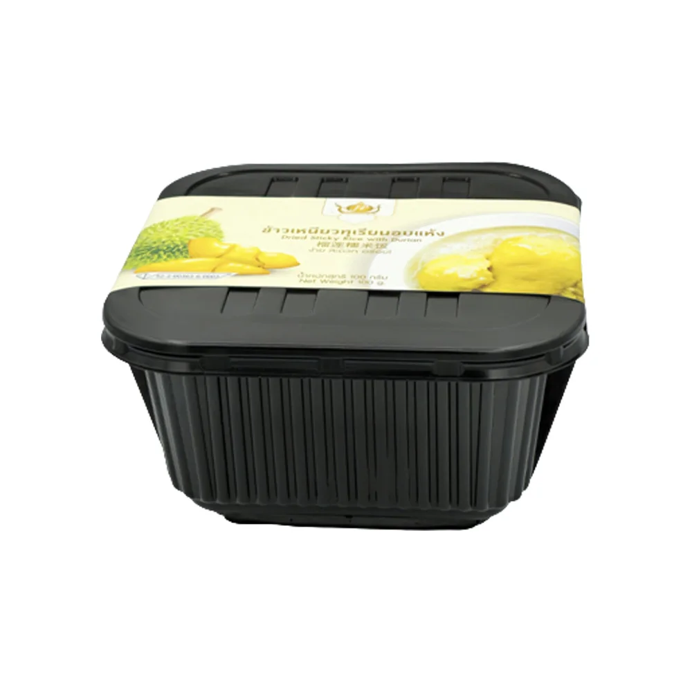 Best Seller Thai Dessert  Instant Durian Sticky Rice Box 100 g. Food Delicious Best Quality Wholesale from Thailand
