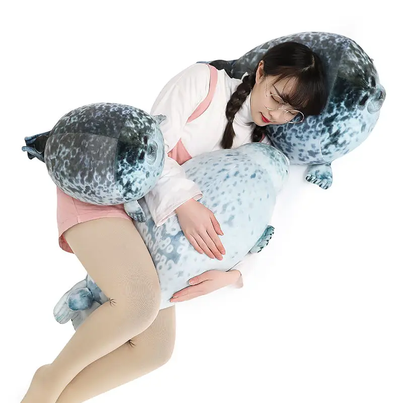 Custom Design Doll Cute Stuffed Plush Seal Plush Animal Pillow Soft Plush Toy Duck Shaped Pillow