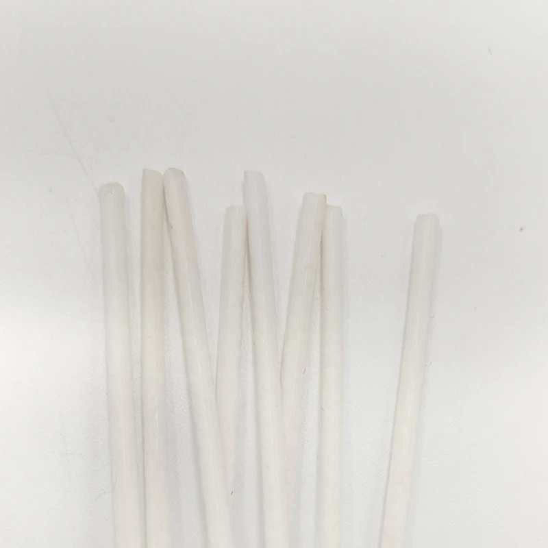 Organic Cotton Wicks Braided With Thin Paper Threads Wholesale 10cm Cotton Wick For Aromatherapy Candle Making