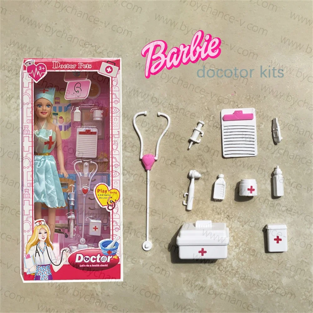 Factory direct sale Girl doll gift set Little girl Princess nurse uniform dress doctor doll children toy gift for little girls