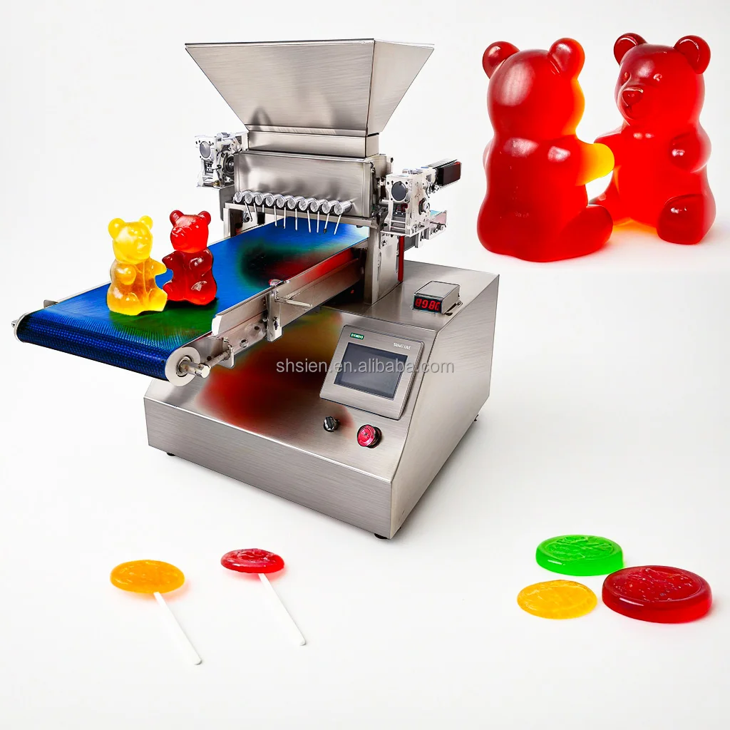 Multipurpose Table-Top Jelly Production Mini Gummy Depositor  bonbon making machine Small Candy gummy candy machine