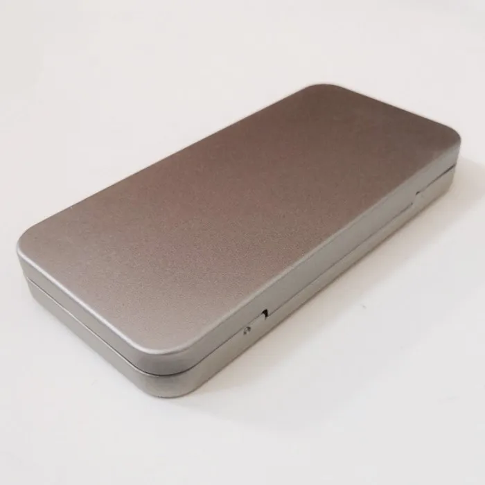 tin boxes custom hot sale wholesale pencil case empty rectangular hinge tin box