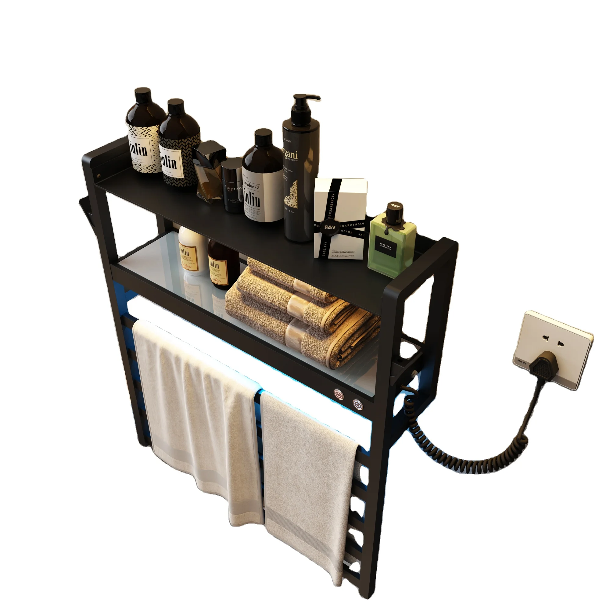 Modern Design Bathroom Wall Hanger Rack Towel Rail Rack Bathroom Corner Towel Rack  R-102