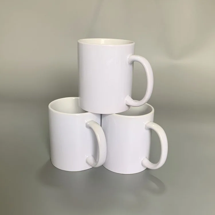 Оптовая продажа сублимированная керамическая кружка tazas para 11 унций 15 белые сублимационные заготовки на заказ сублимационная