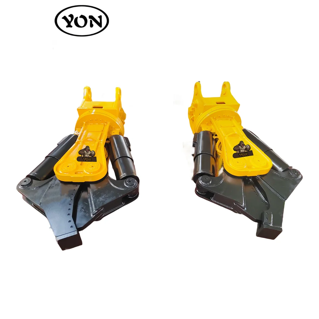 big diameter double ram 360 degree rotation hydraulic scrap scissors for 5-50 ton excavator