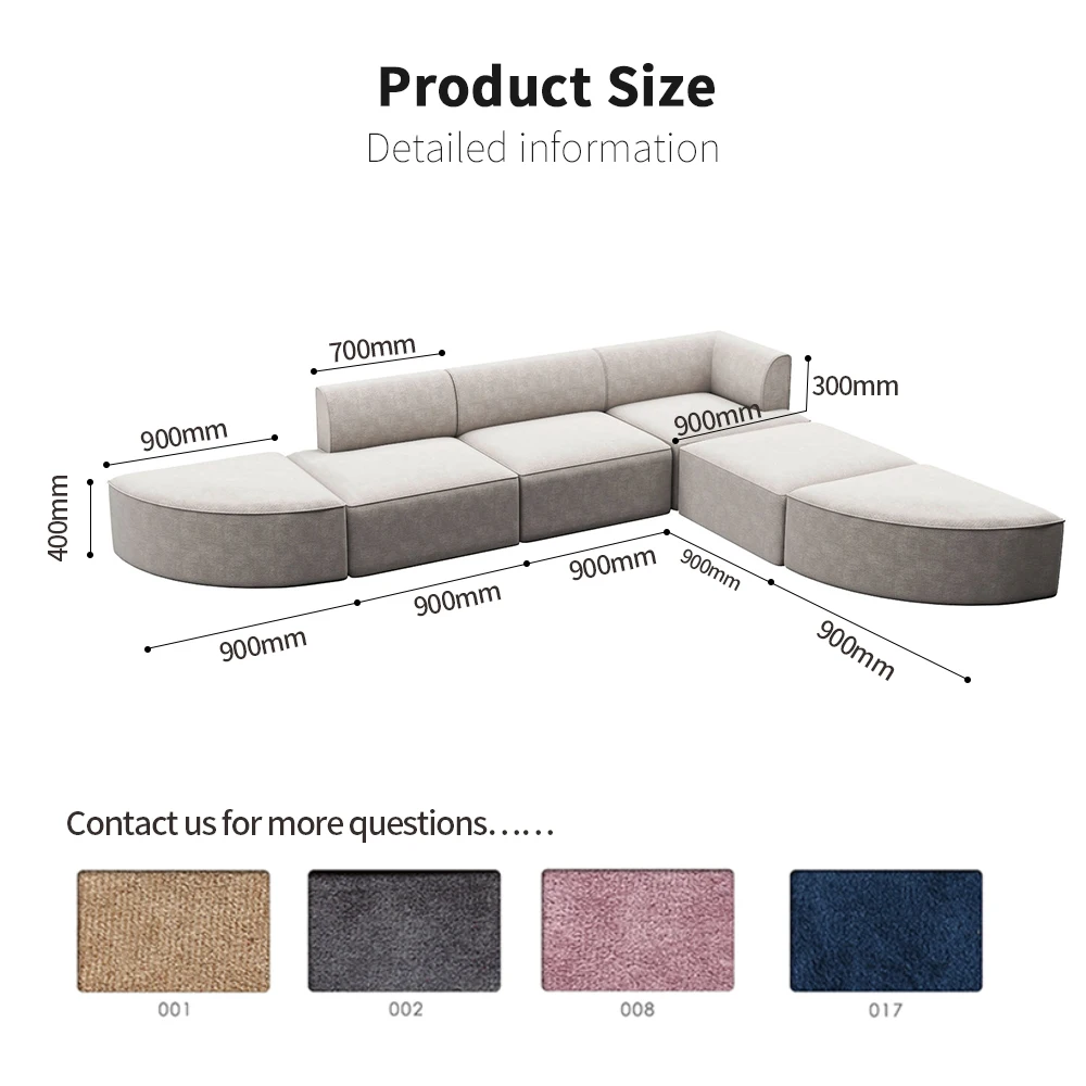 Saien Customize L-Shape sofa set furniture living room Sectional Sofa Modern Velvet Fabric Cover design corner sofa lounge furni