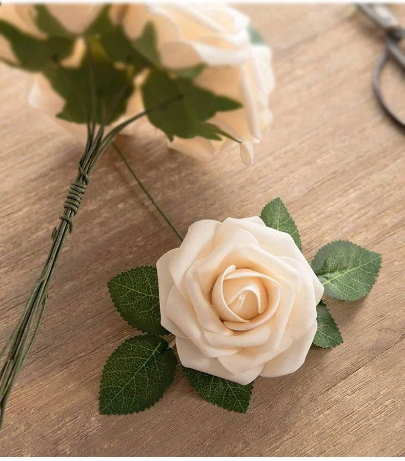 A-1183 DIY Floral Foam Rose Flower Arrangement for Preserved Roses For Gift